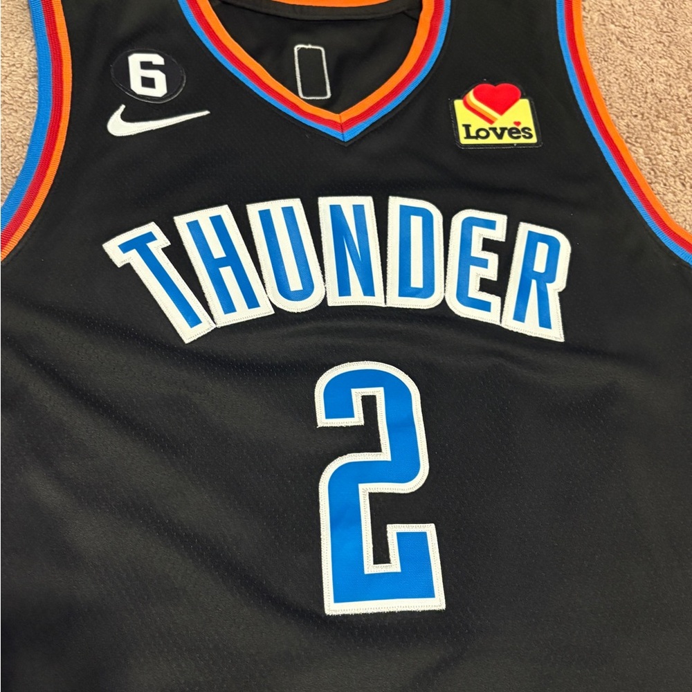 Shai Gilgeous-Alexander Oklahoma City Thunder Jersey - Picture 3 of 5
